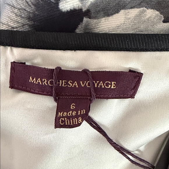 🌟🌟HOST PICK🌟🌟Stunning NWT “”MARCHESSA VOYAGE” 💯 Silk Dress - Picture 7 of 9